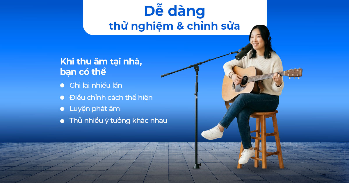 Những thiết bị thu âm tại nhà cần có nếu muốn tự thu âm