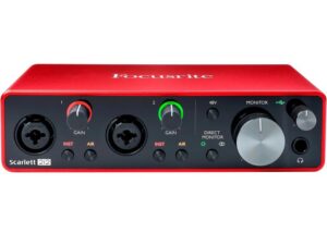 Focusrite Scarlett 2i2 là một cái tên quá quen thuộc đối với những người làm nhạc