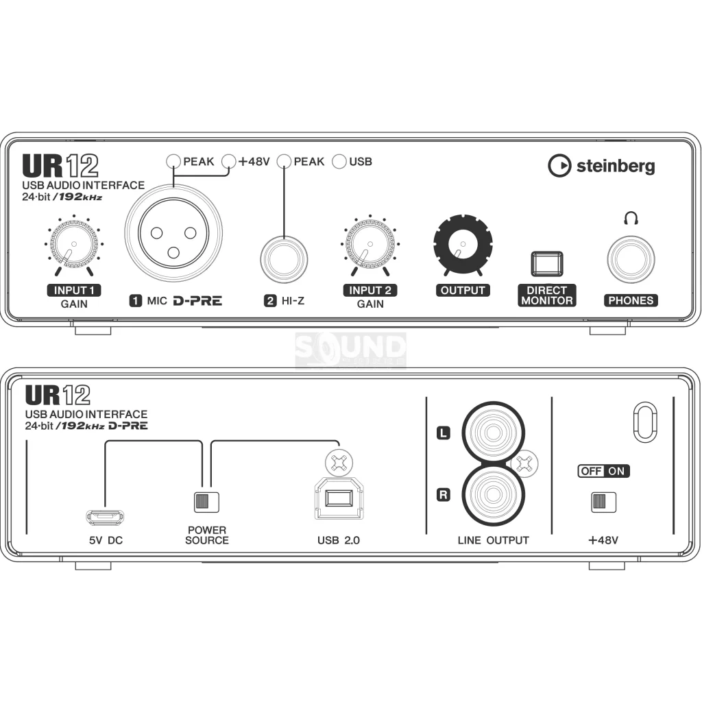 Audio Interfaces Steinberg Ur12 6