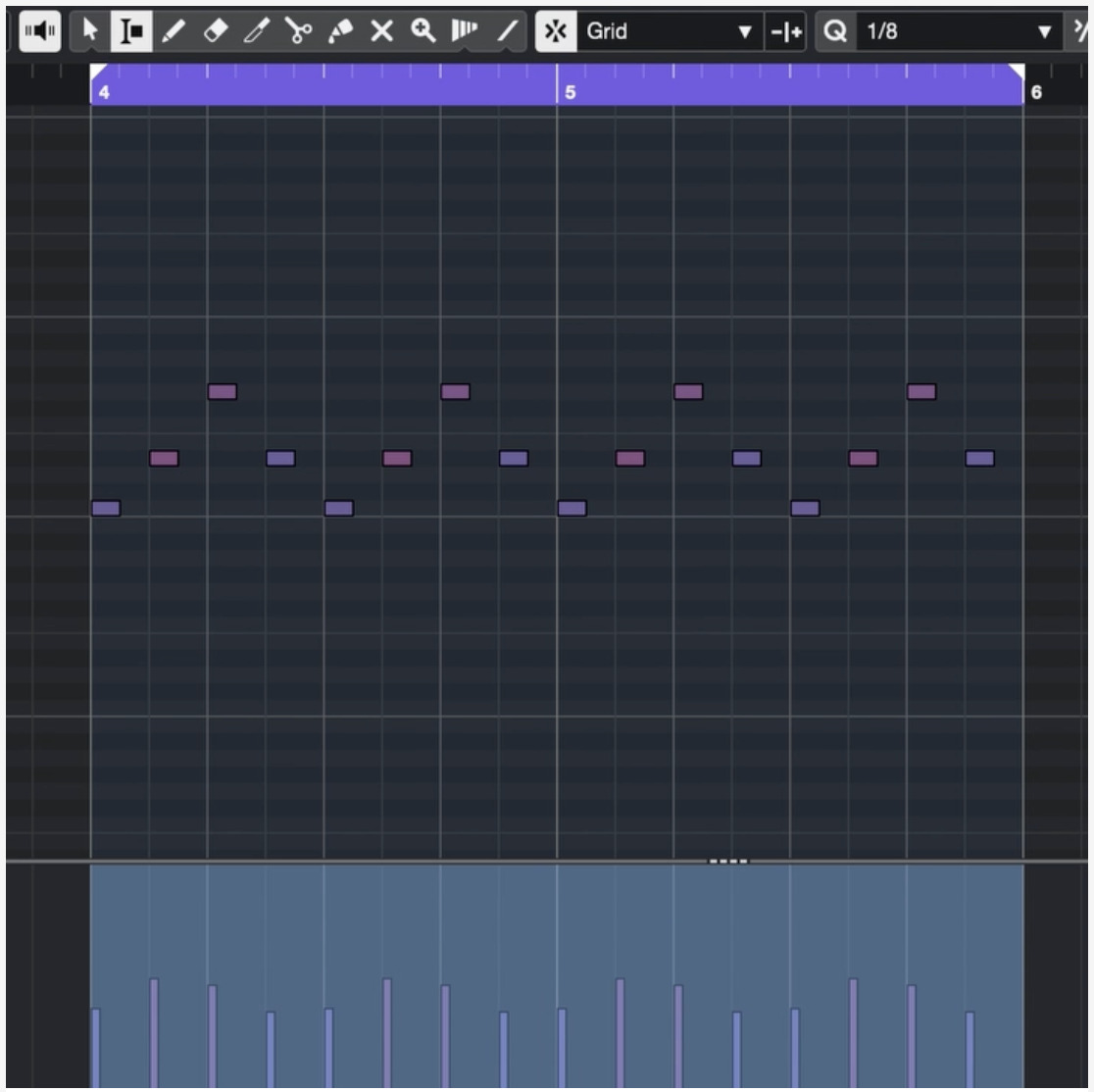 RANGE TOOL mới của Cubase 13 Pro