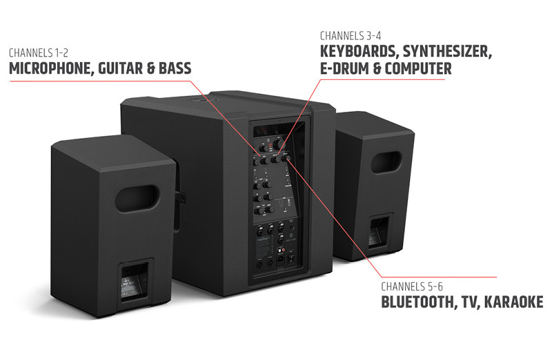 LD Systems DAVE 18 G4X - Hệ thống âm thanh 2.1 công suất cao nhỏ gọn