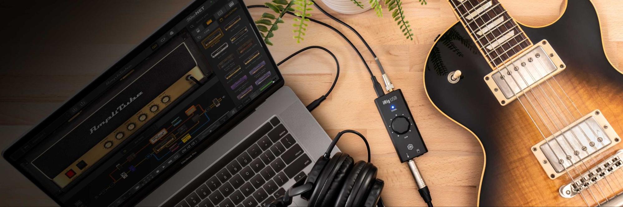 IK Multimedia iRig USB Audio Interface mini cho máy tính - Kết nối guitar, bass với Mac, PC, Linux, không cần driver