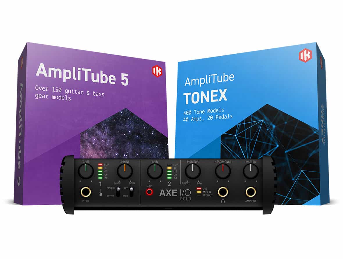 AXE I/O SOLO + AmpliTube 5 + TONEX Bundle