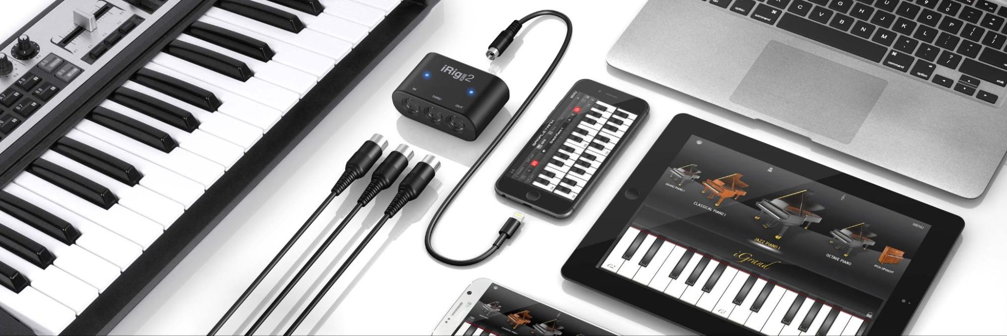 iRig MIDI 2 Kết nối MIDI linh hoạt cho các nhạc cụ và thiết bị của bạn