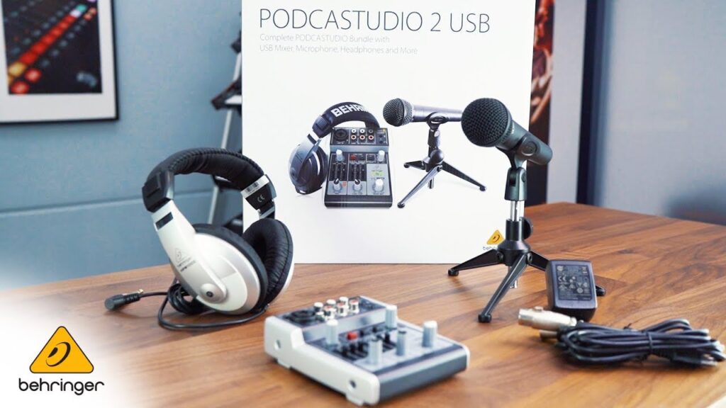 Behringer PODCASTUDIO 2 | Bộ Thiết Bị Podcasting Tất Cả Trong Một
