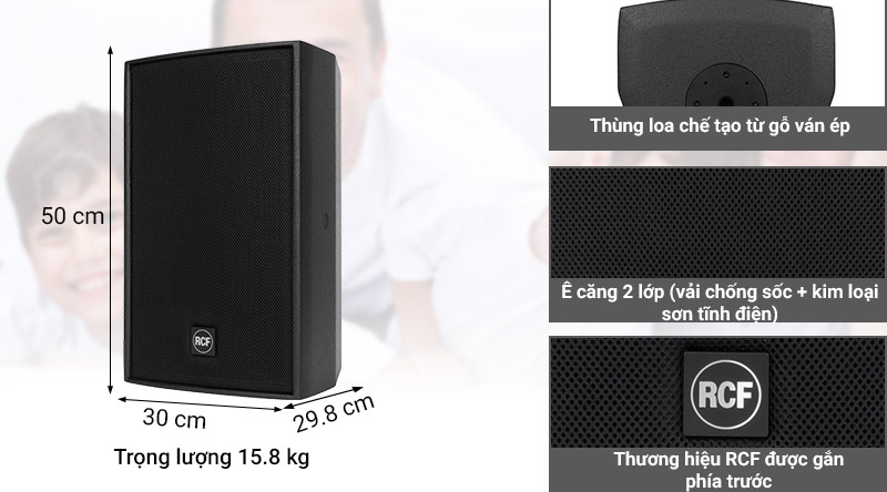 RCF C 3110-126 Loa toàn dải linh hoạt và chất lượng cao mang lại âm thanh tuyệt vời