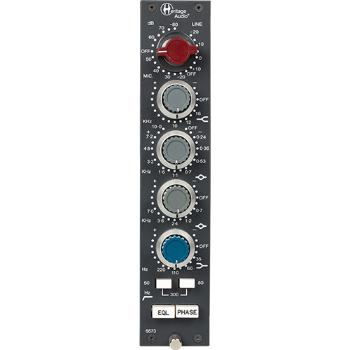 Heritage Audio 6673 Series Microphone Preamp/EQ