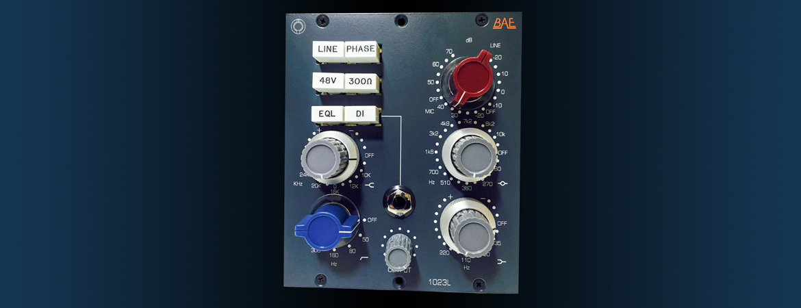 Mic Preamp/EQ BAE Audio 1023L