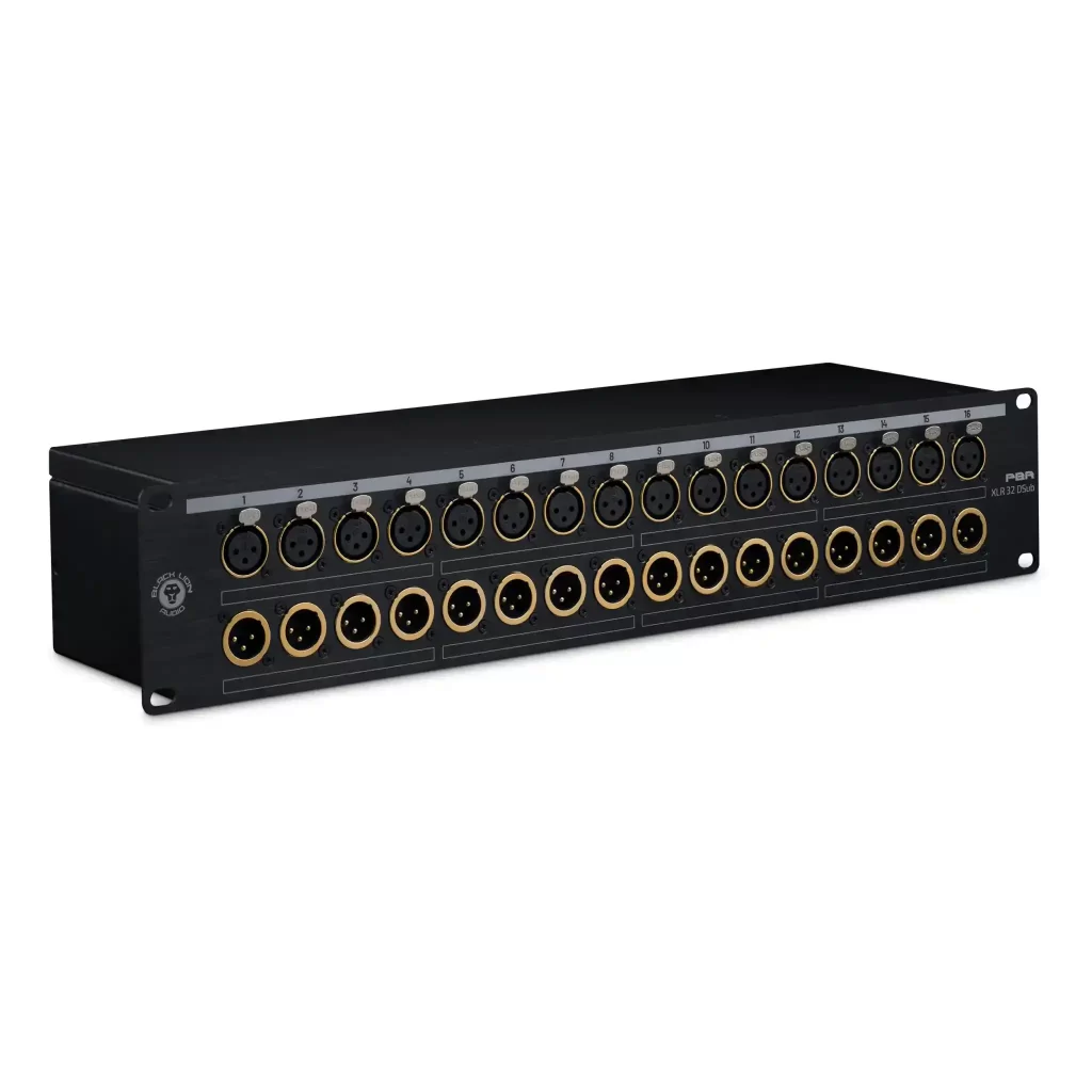 Black Lion Pbr – Xlr 32 Dsub 32 Point Xlr Patchbay [2]