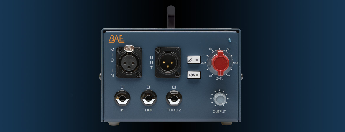 Mic Preamp BAE Audio 1073DMP với thiết kế nhỏ gọn