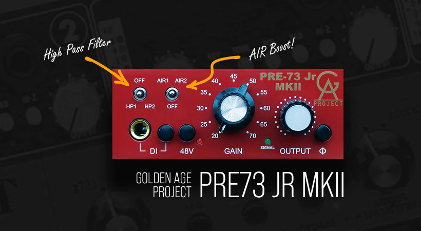 Golden Age Pre 73 Jr- Âm Thanh Vintage Mượt Mà – Mang Huyền Thoại Neve 1073 Vào Tầm Tay Bạn – Nâng Tầm Âm Nhạc Của Bạn!