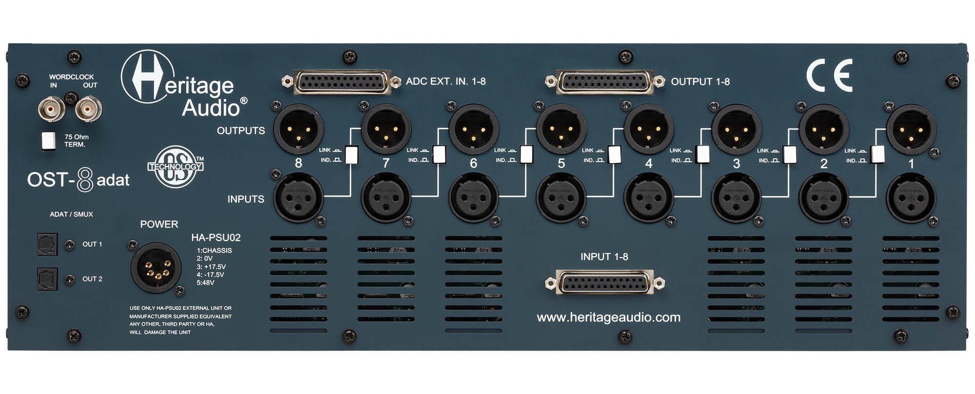 Heritage Audio OST-8 ADAT - Hoạt động hiệu quả