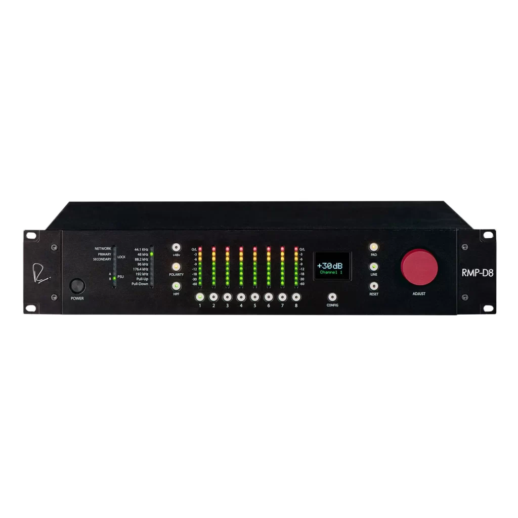 Rupert Neve Designs Rmp-d8 8-channel Class-a Remote Control Dante Mic Preamp [2]