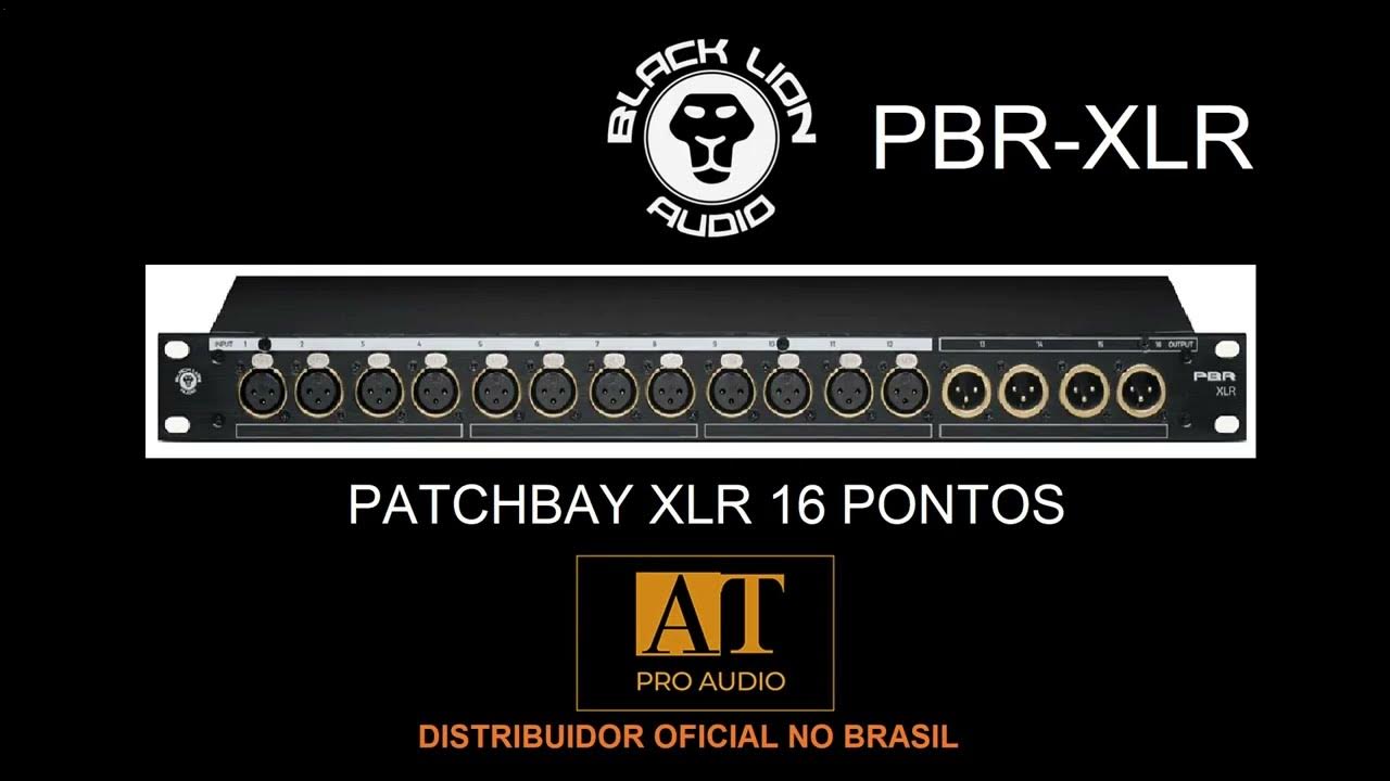 Black Lion PBR - XLR 16 point XLR patchbay
