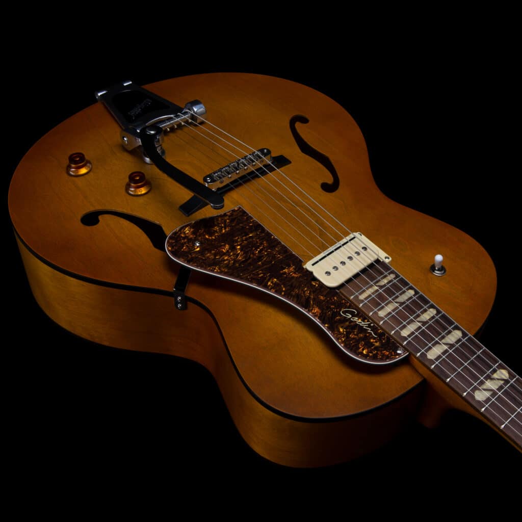 Godin 5th Avenue Jumbo HB Memphis Sun - Cây Đàn Archtop