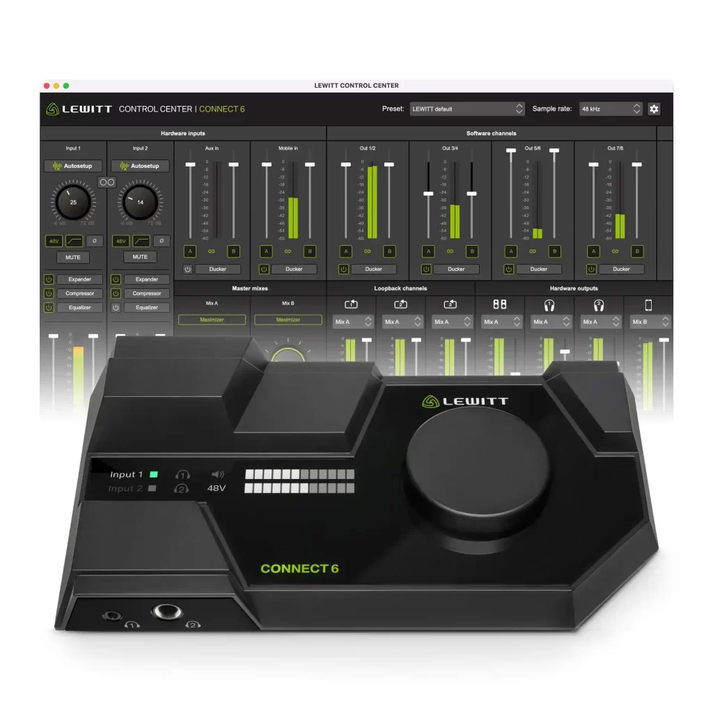 Lewitt Connect 6 Usb-c Audio Interface [1]