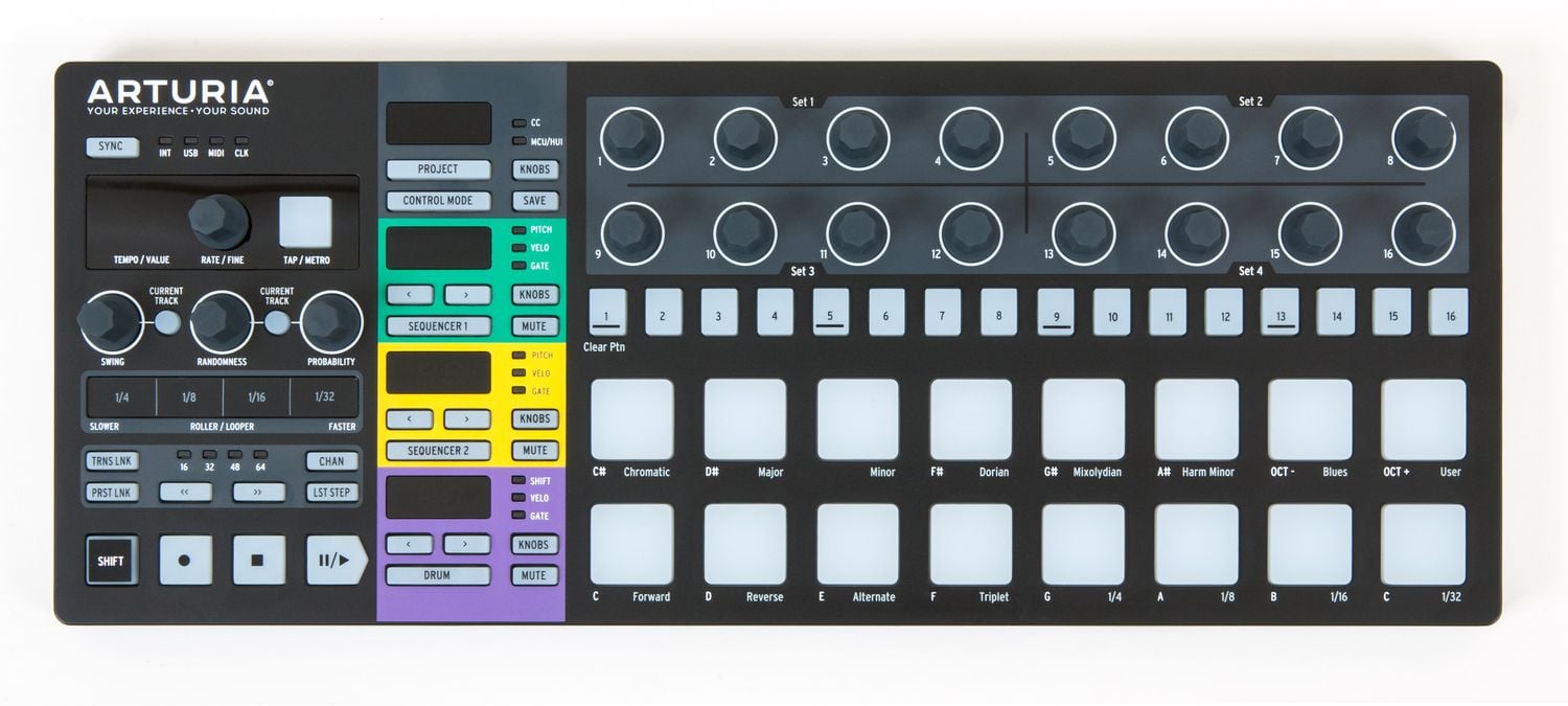 Arturia BeatStep Pro với thiết kế tối giản