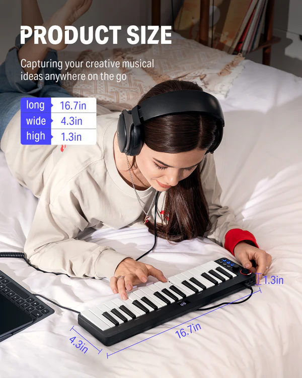 Donner N-32 Midi Keyboard: Sáng tác âm nhạc mọi lúc mọi nơi với bàn phím midi di động