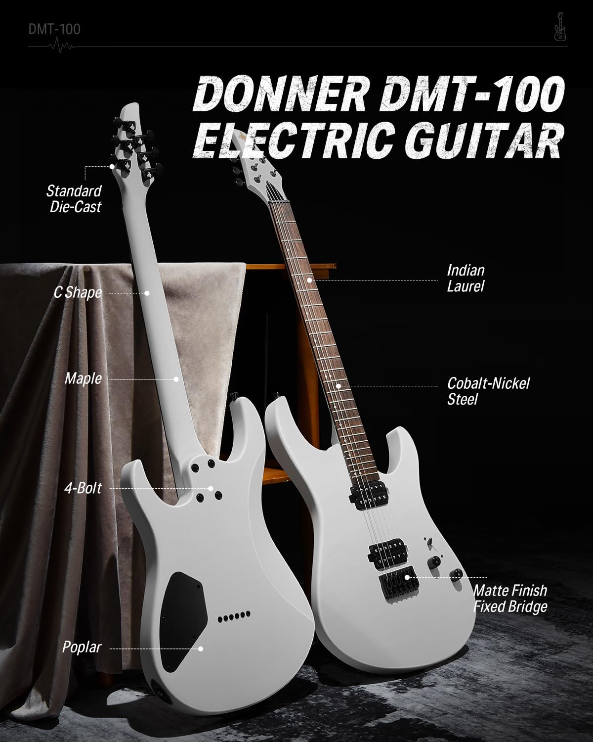 Donner DMT-100 Electric Guitar Bundle: Phá đảo thế giới nhạc Rock với chi phí hợp lý!