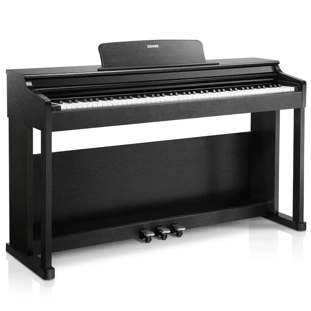 Donner Ddp-100 Upright Digital Piano Black [1]