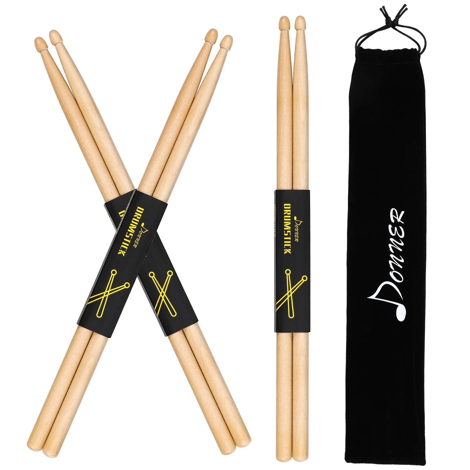 Donner 5A Classic Maple Wood Drumsticks: Lựa chọn hoàn hảo cho mọi tay trống