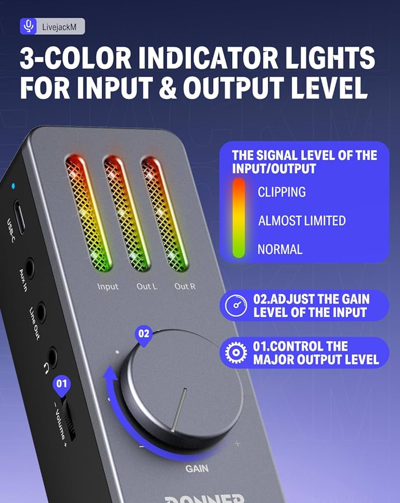 Donner Livejack M Audio Interface