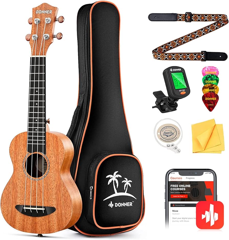 Donner Concert Ukulele - Âm thanh ấm áp, phong phú vang vọng trong từng giai điệu