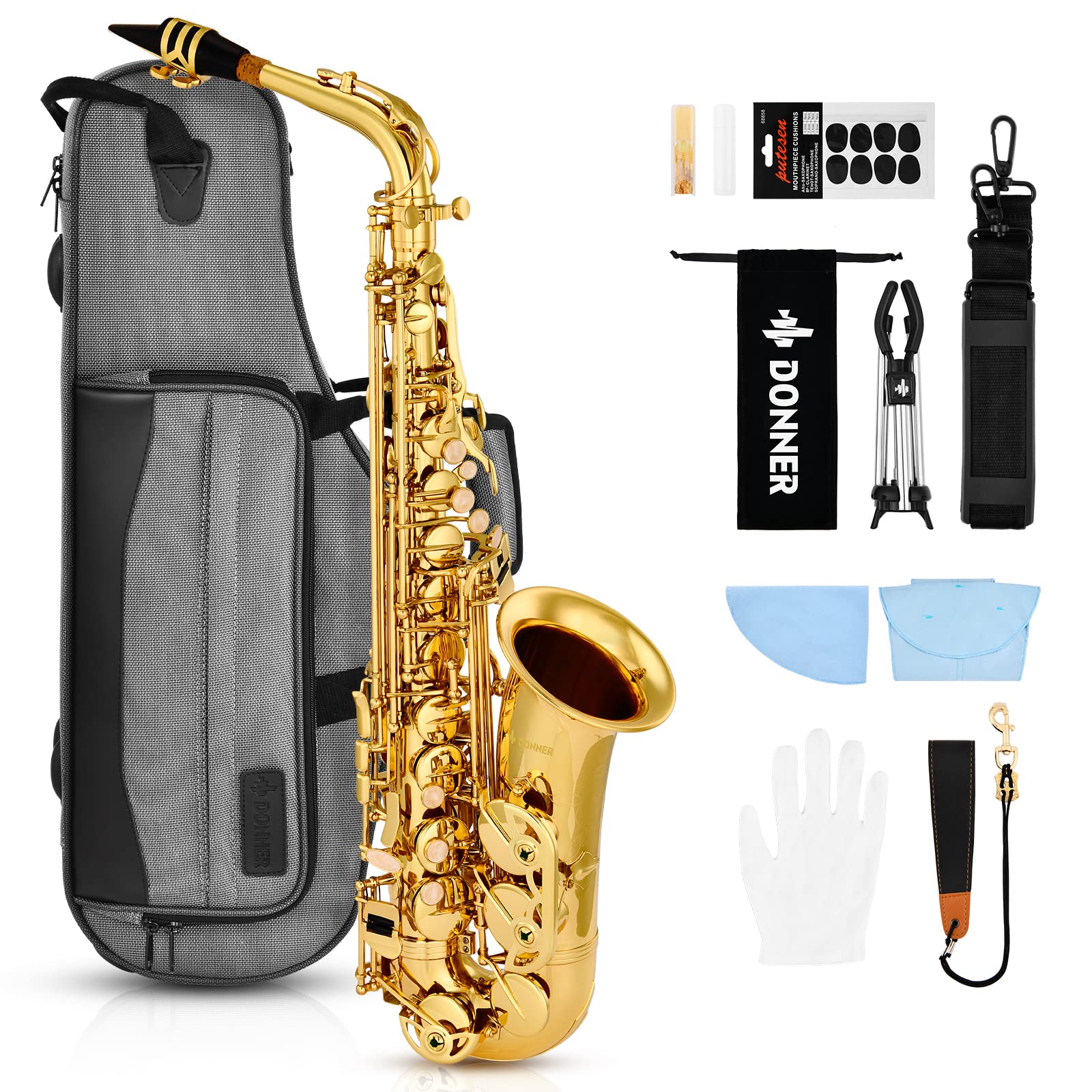 Donner Eastar AS-Ⅱ-Ab2: Saxophone Alto - Khởi đầu hoàn hảo cho âm nhạc