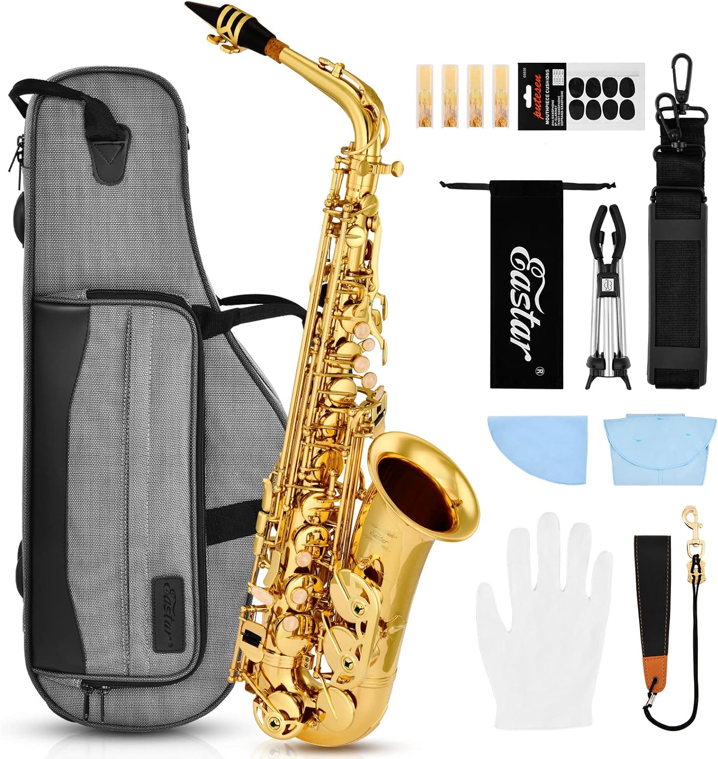 Donner Eastar AS-Ⅲ Eb E-Flat Alto Saxophone - Âm Thanh Bùng Nổ, Giá Thành Hợp Lý