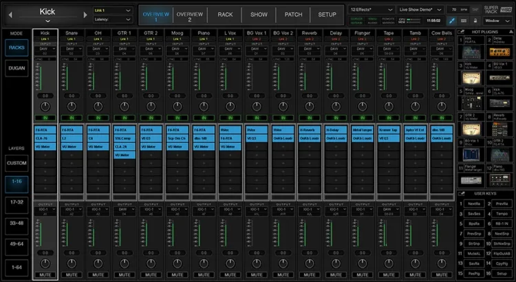 Waves SoundGrid Rack for VENUE