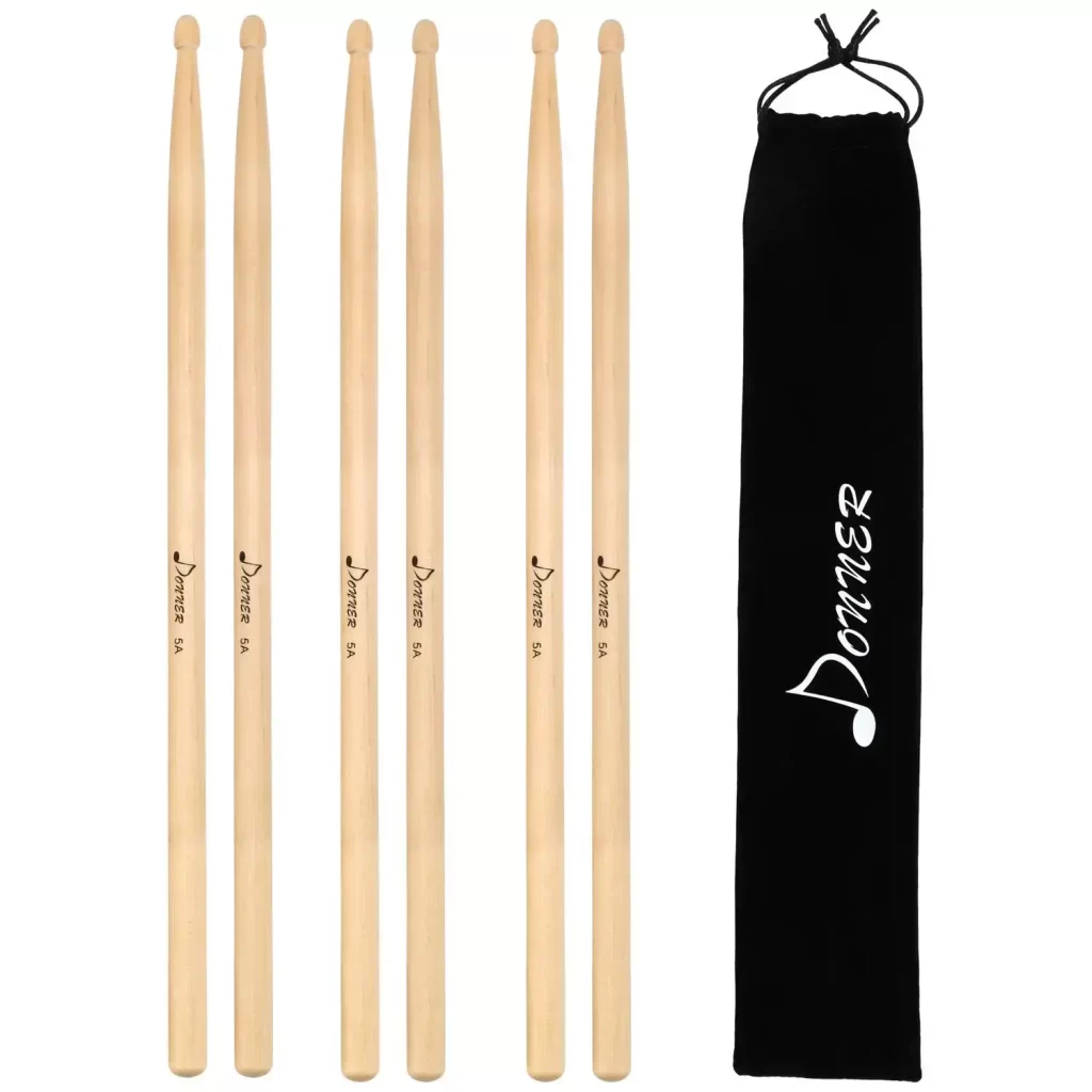 Donner 5a Drumsticks Classic Maple Wood [3]