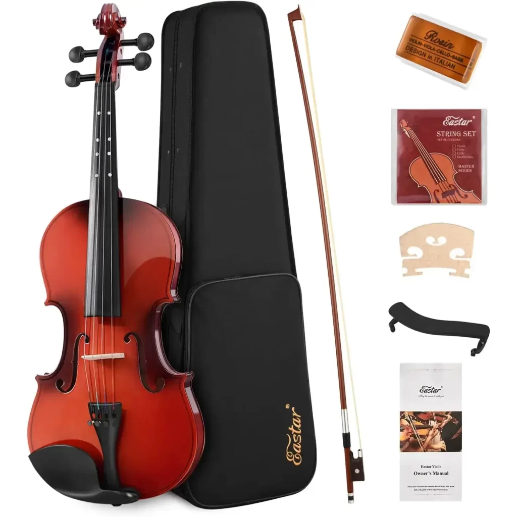 Donner Eastar Eva-2 44 Violin With Learning Point In Fingerplate [1]