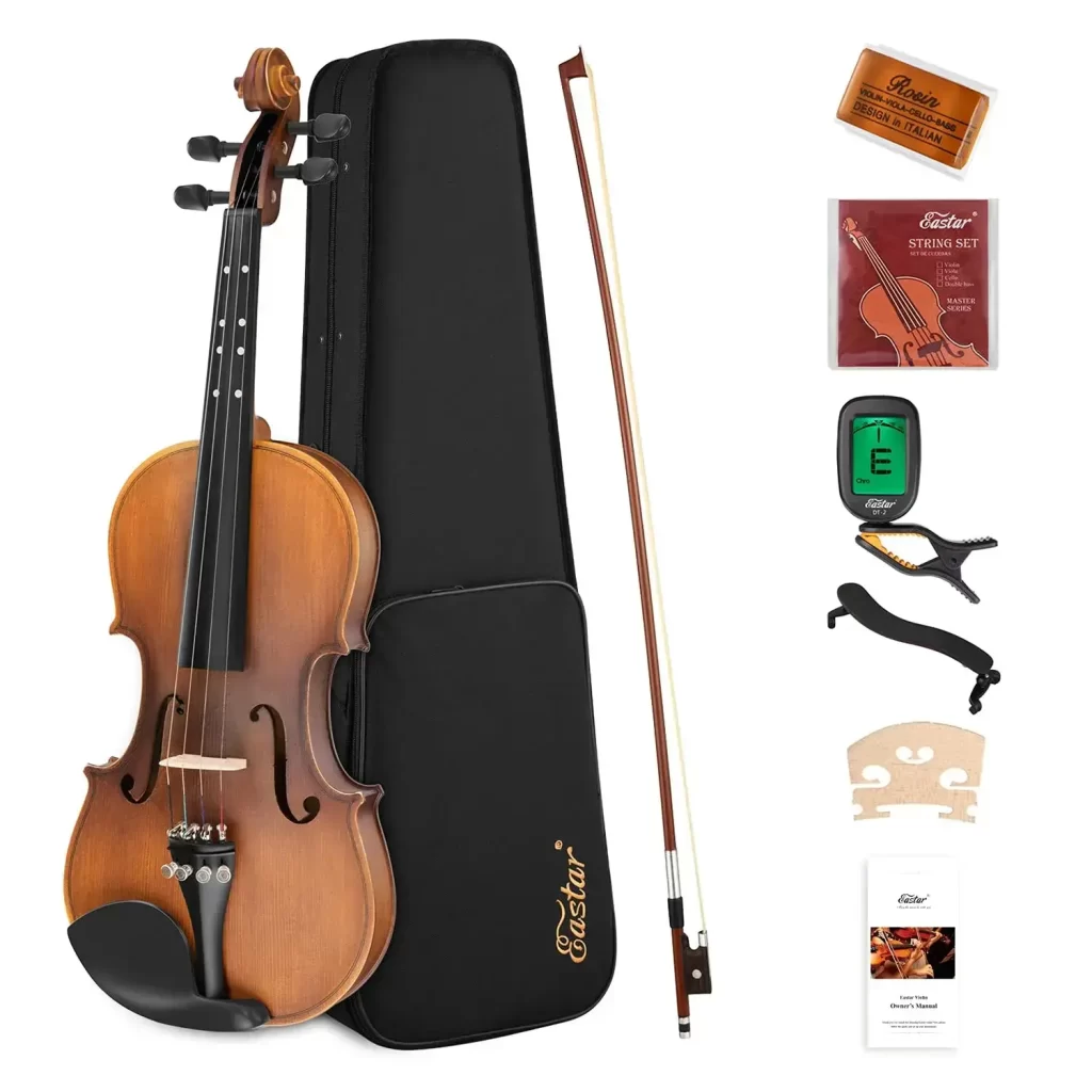 Donner Eastar Eva-3 44 Violin With Learning Point In Fingerplate [2]