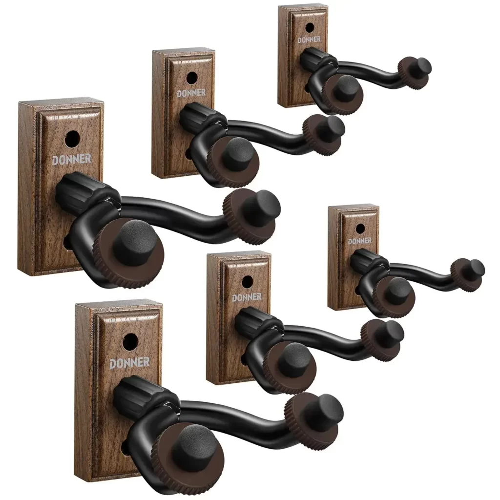 Donner Guitar Wall Mount Hanger 6-pack [2]