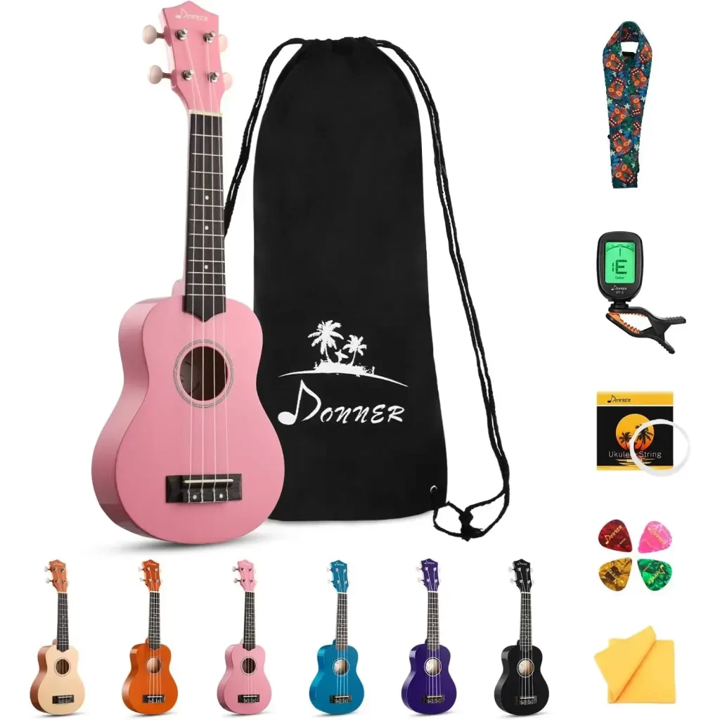 Donner Soprano Ukulele Beginner Kit [2]