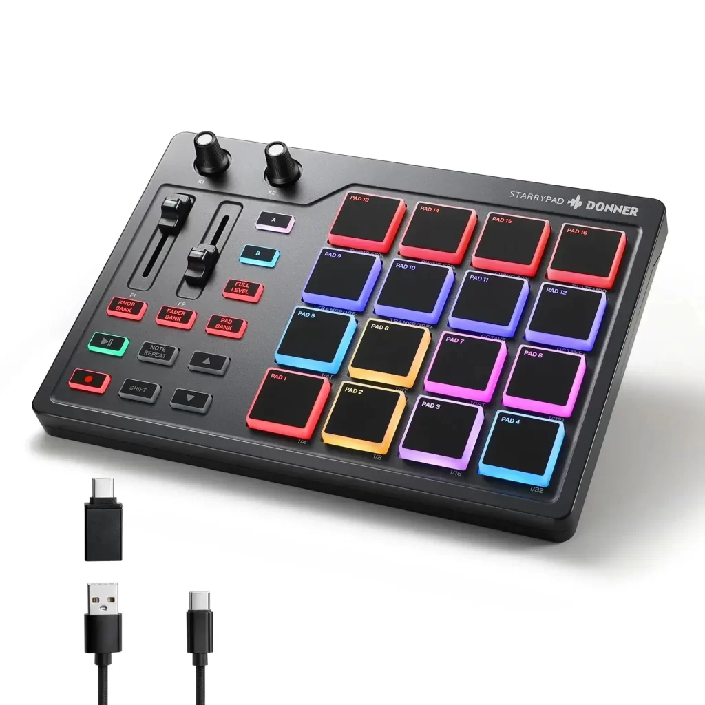 Donner Starrypad Midi Pad Controller [2]