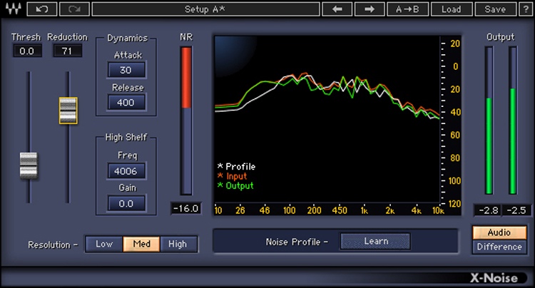 Waves X-Noise: Công Nghệ Loại Bỏ Tiếng Ồn Tiên Tiến Cho Bản Thu Hoàn Hảo