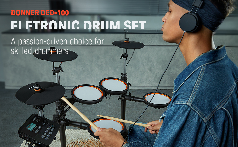 Donner DED-100 Electric Drum Set