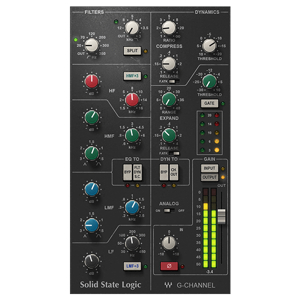 Waves SSL G-Channel - Bí mật âm thanh vàng từ bàn điều khiển huyền thoại