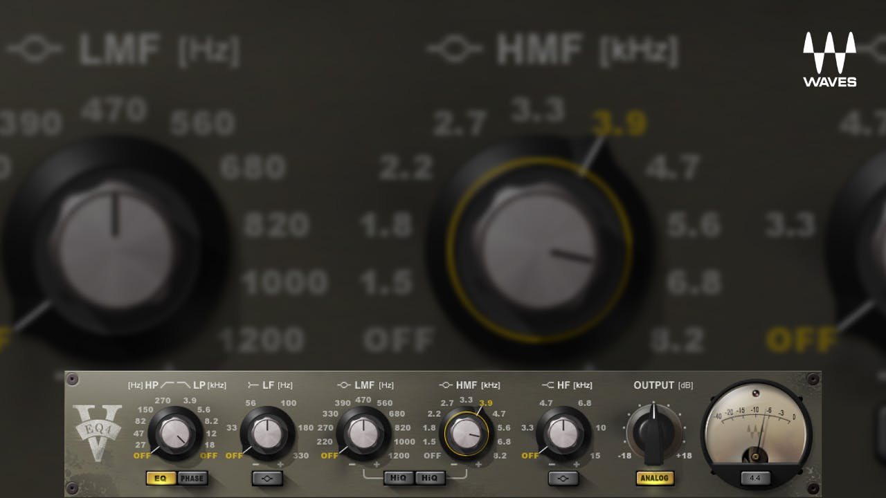 Waves V-EQ4 - Vũ khí bí mật cho âm thanh hoàn hảo