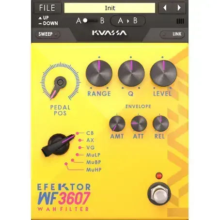 Kuassa Efektor Wf3607 Wah Filte [1]