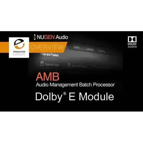 Nugen Amb Dolby E Module [3]