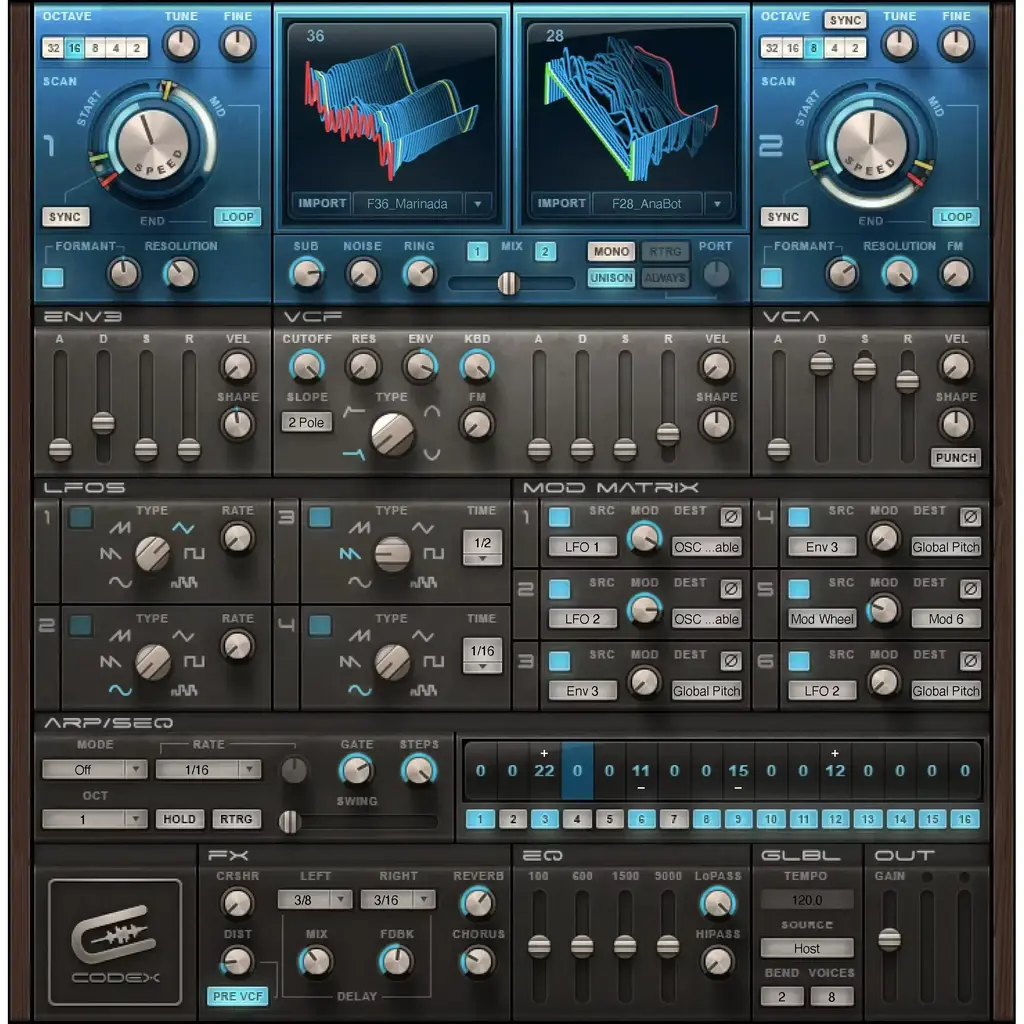 Waves Codex Wavetable Synth [1]