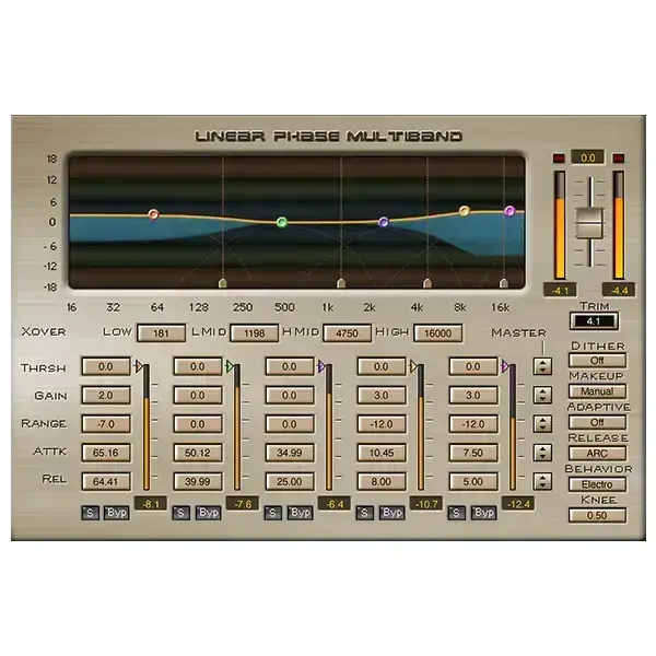 Waves Linear Phase Multiband Compressor [1]