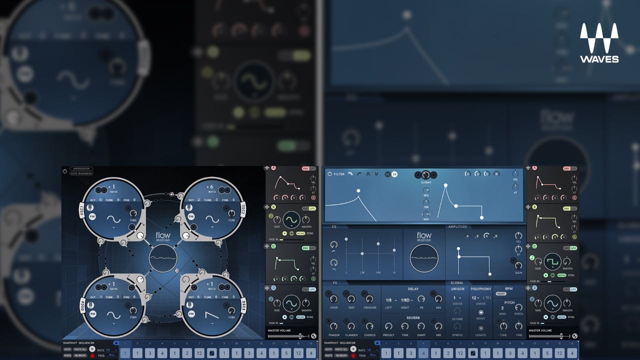 Waves Flow Motion FM Synth: Giao Diện Thân Thiện, Khả Năng Vô Hạn