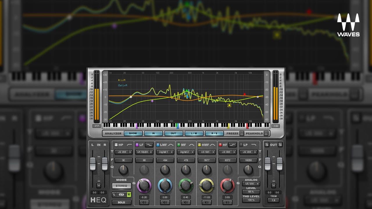 Kiến Tạo Âm Sắc Hoàn Hảo Với Waves H-EQ Hybrid Equalizer