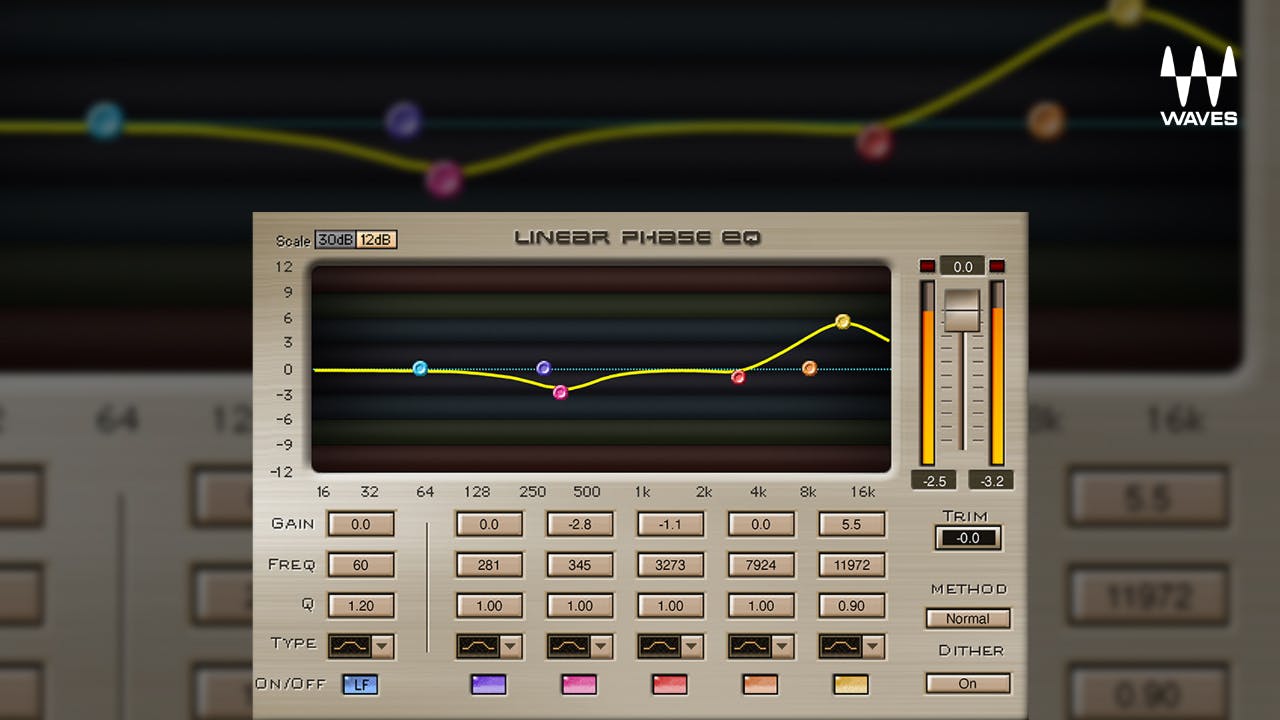 Lắc lư cùng âm thanh: Khám phá "phù thủy" cân bằng Waves Linear Phase EQ