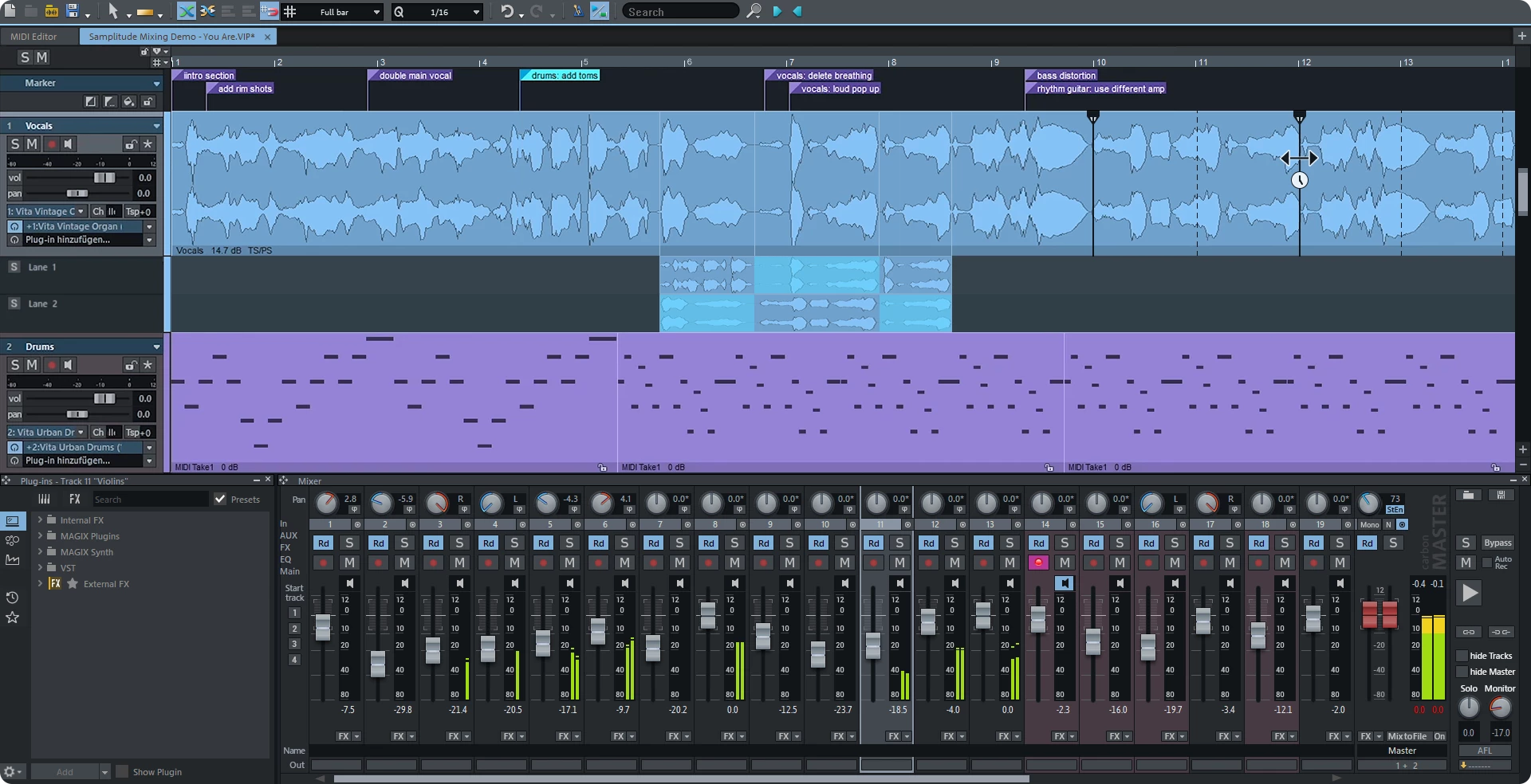 MAGIX SAMPLITUDE Pro X8