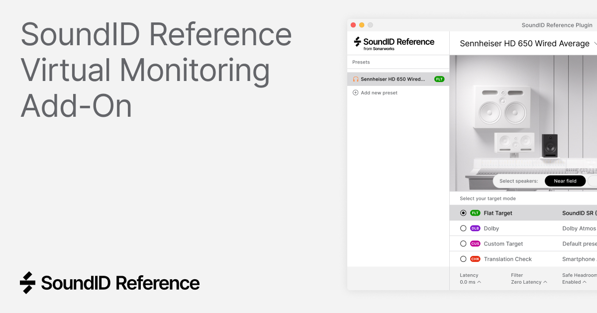 SoundID Reference Virtual Monitoring Add-On