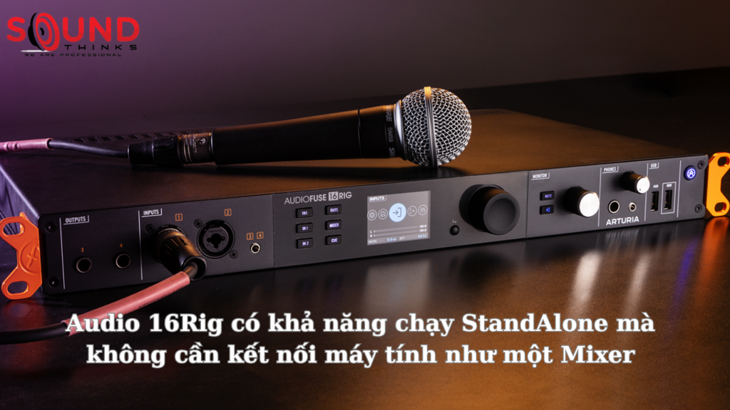 Arturia AudioFuse 16 Rig audio Interface Thế Hệ Mới 2024 60 Cổng In/Out